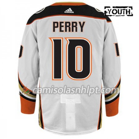 Camisola Anaheim Ducks COREY PERRY 10 Adidas Branco Authentic - Criança